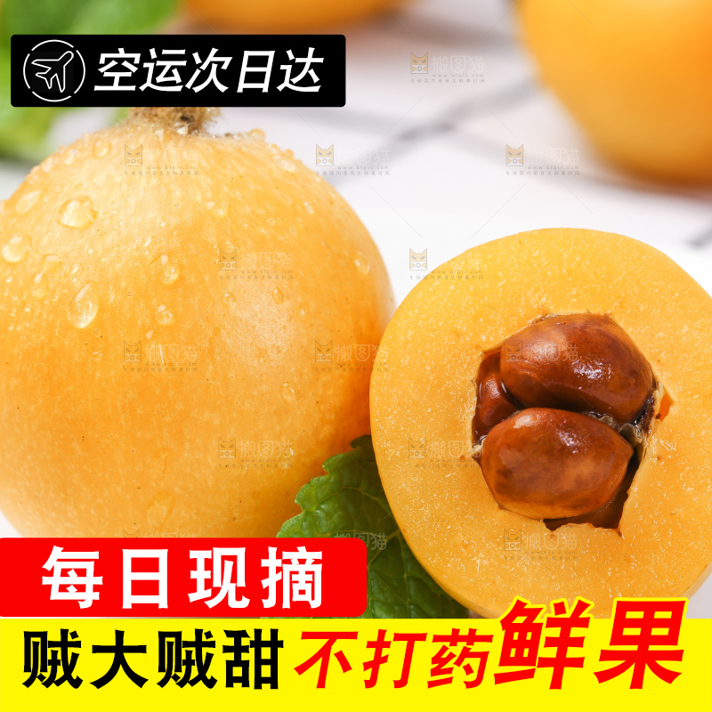 盘子里的攀枝花米易枇杷