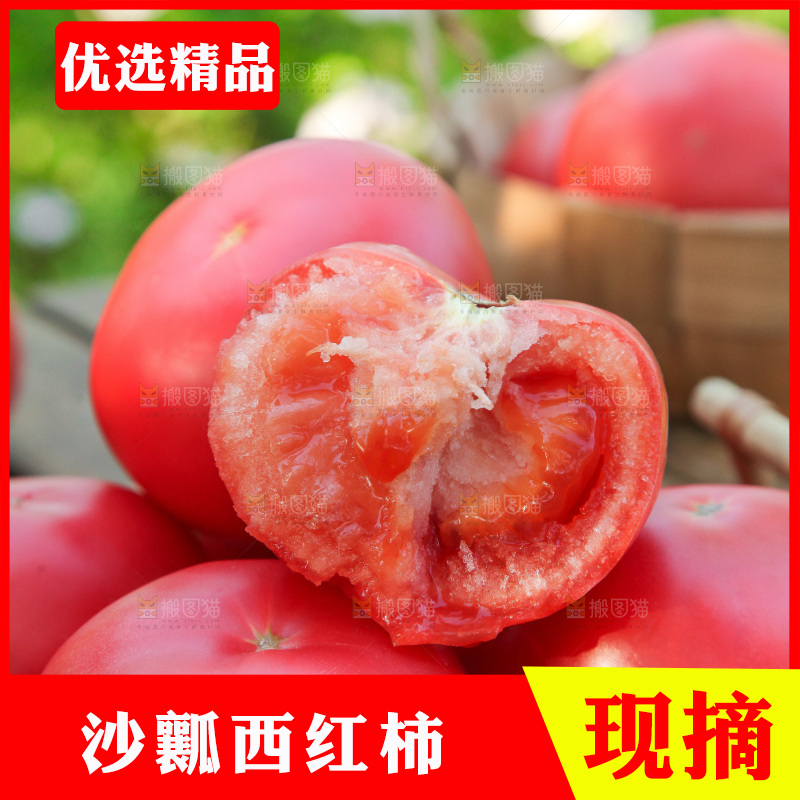 一篮沙瓤番茄