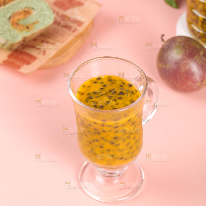 一杯百香果果酱