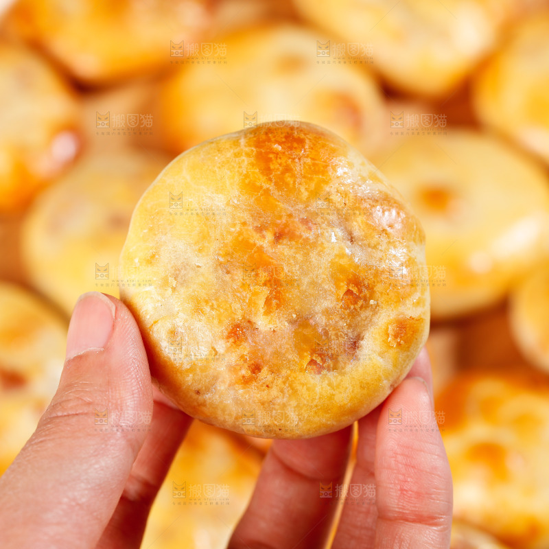 鸡仔饼纹理
