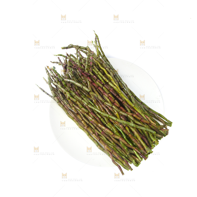 白底上一盘霍山石斛鲜条