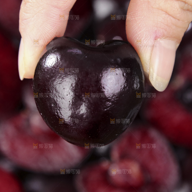 黑珍珠车厘子纹理