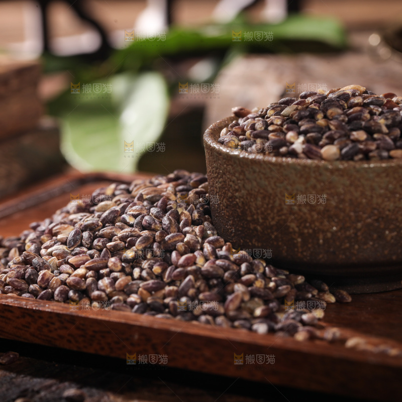一碗黑青稞米
