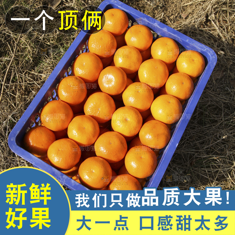 地上放着一框沃柑