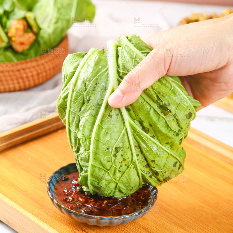饭包叶里面包着肉