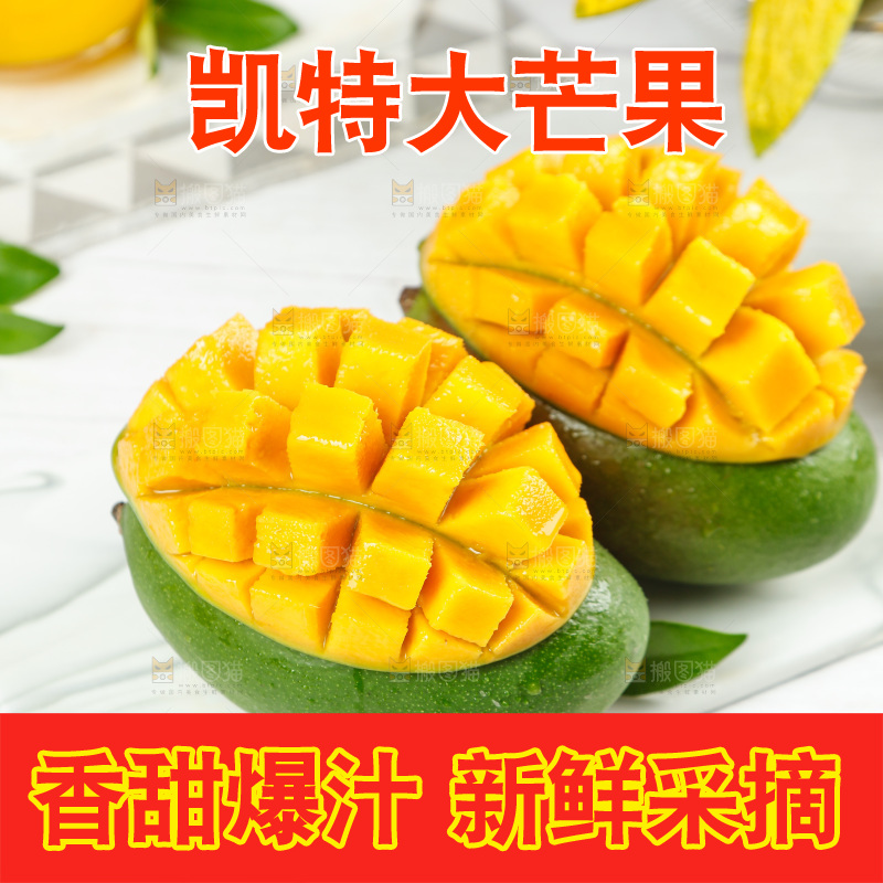 白底上放着凯特芒