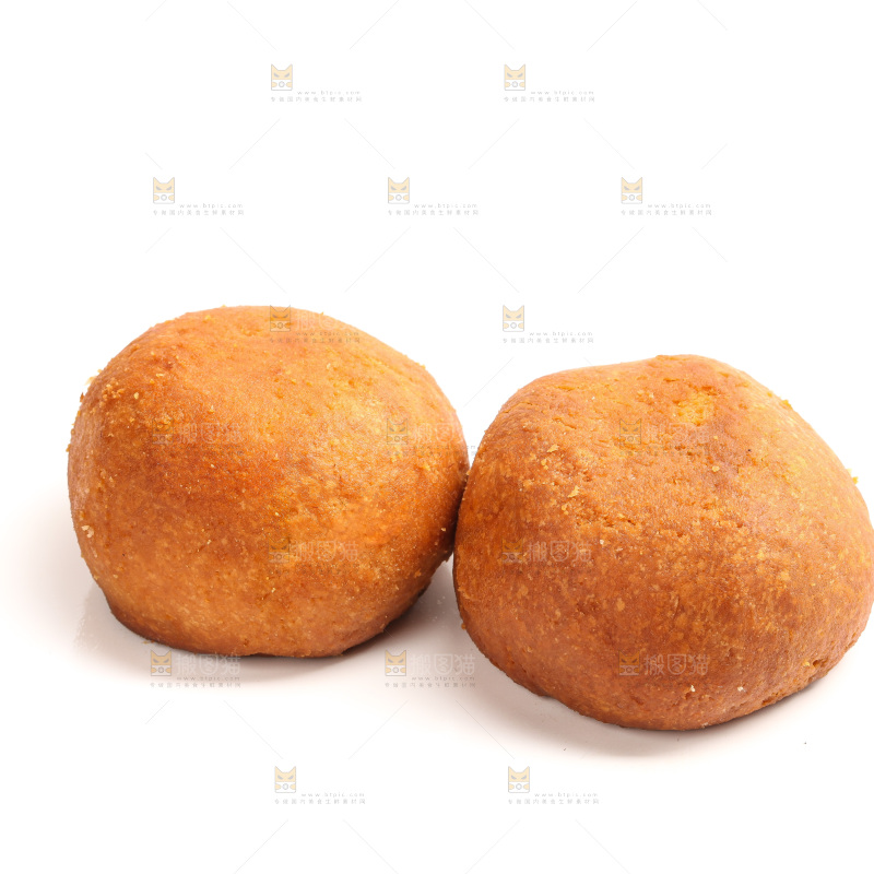 白底上的火腿蛋黄月饼