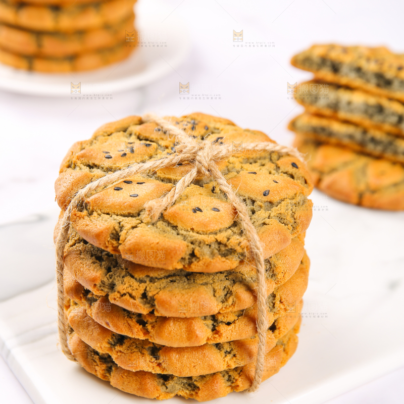 一捆芝麻夹心桃酥饼