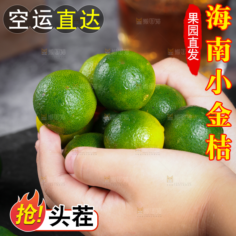 手上捧着小金桔