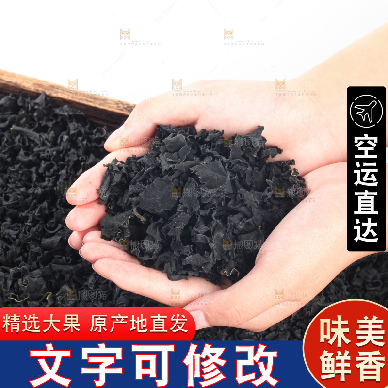 手上捧着的裙带菜