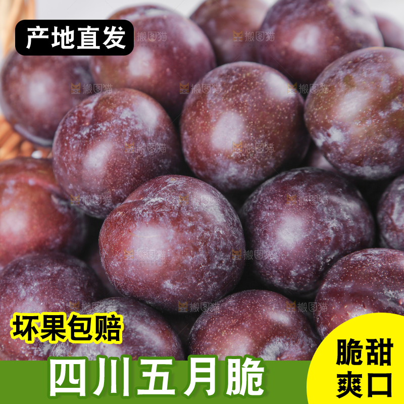 深底上放着一篮凤凰李