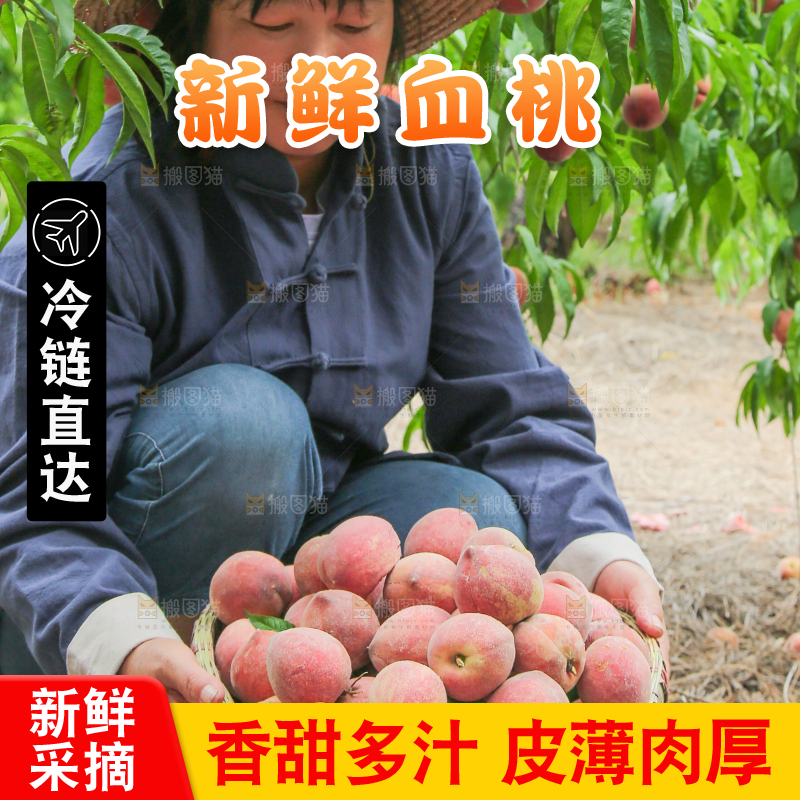 农民手上抱着一篮胭脂红