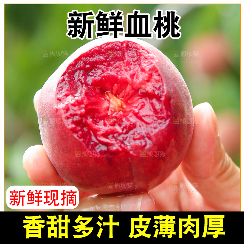 胭脂红桃子主图