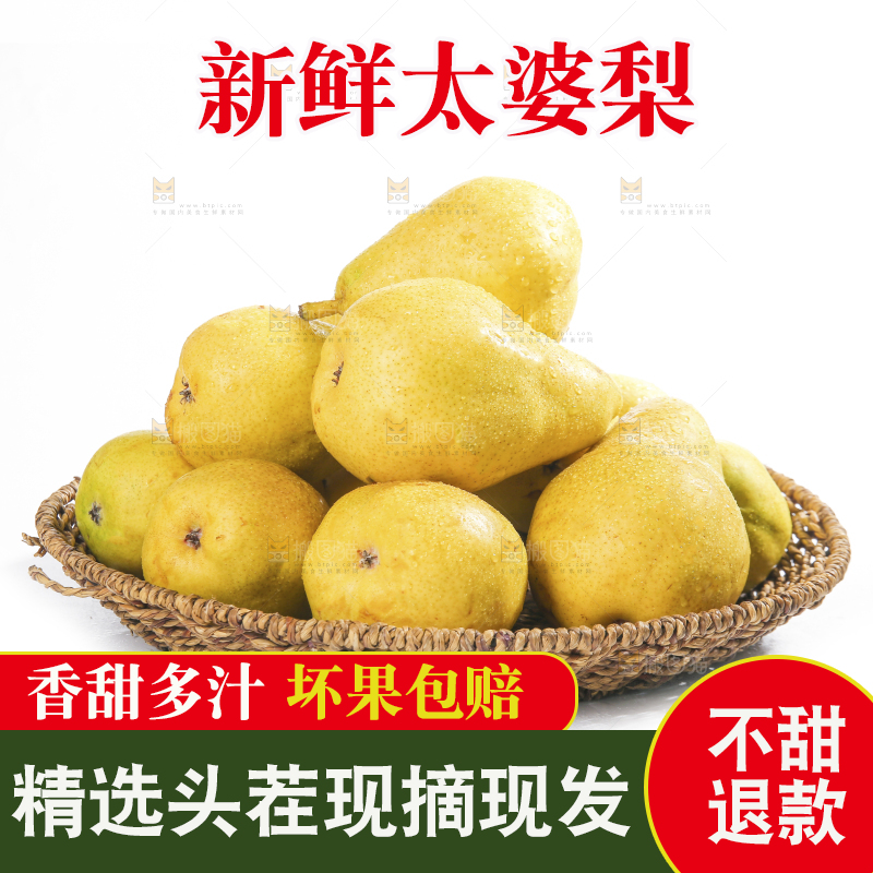 篮子里的太婆梨
