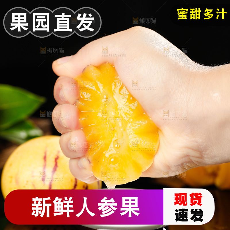 木底上的人参果