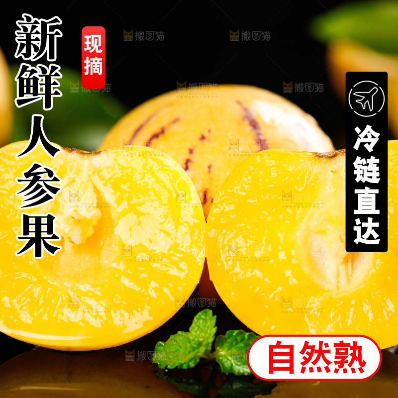 木底上的人参果