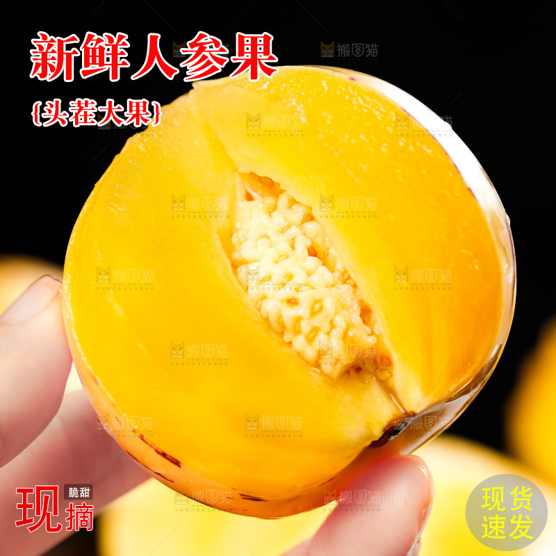 木底上的人参果