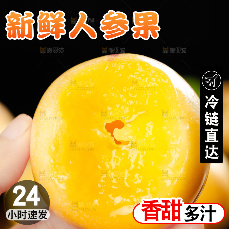 木底上的人参果