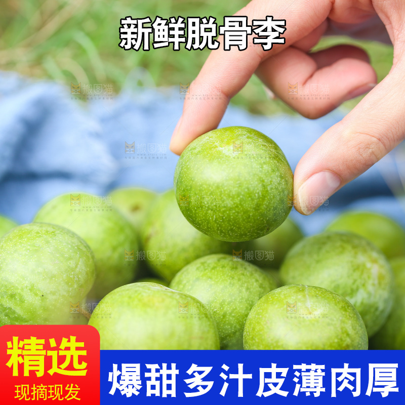 手里拿着脱骨李