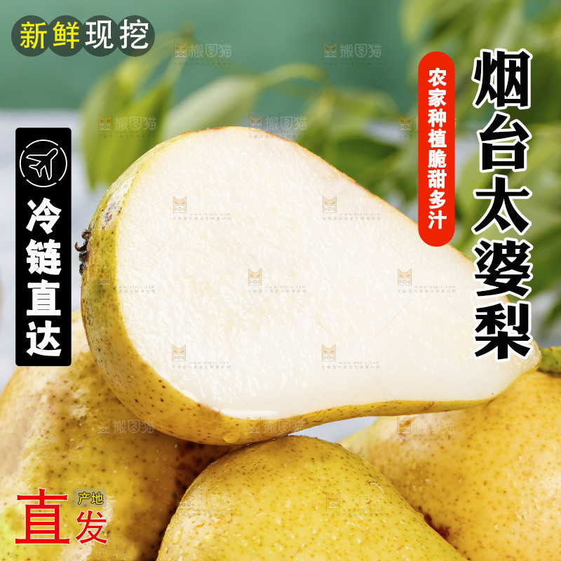 堆放着的太婆梨