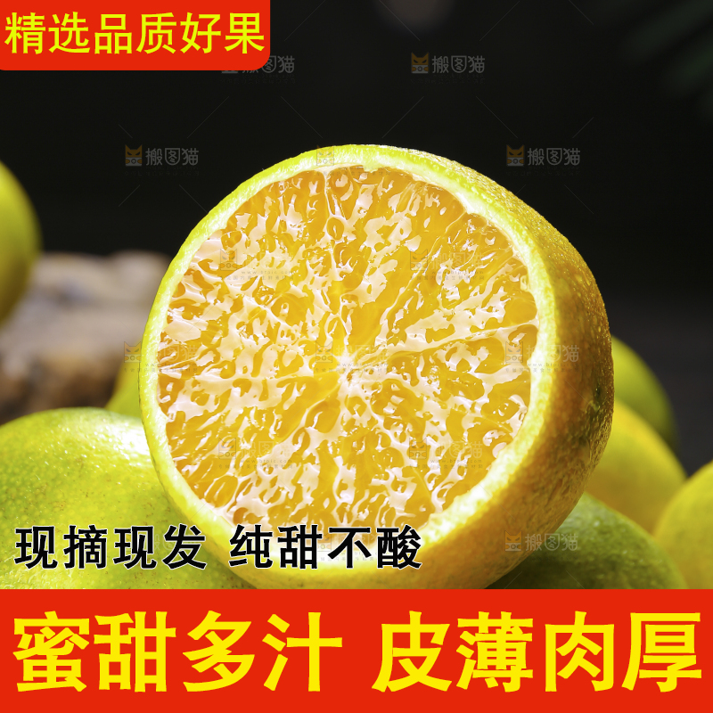 堆放着的爱媛果冻橙