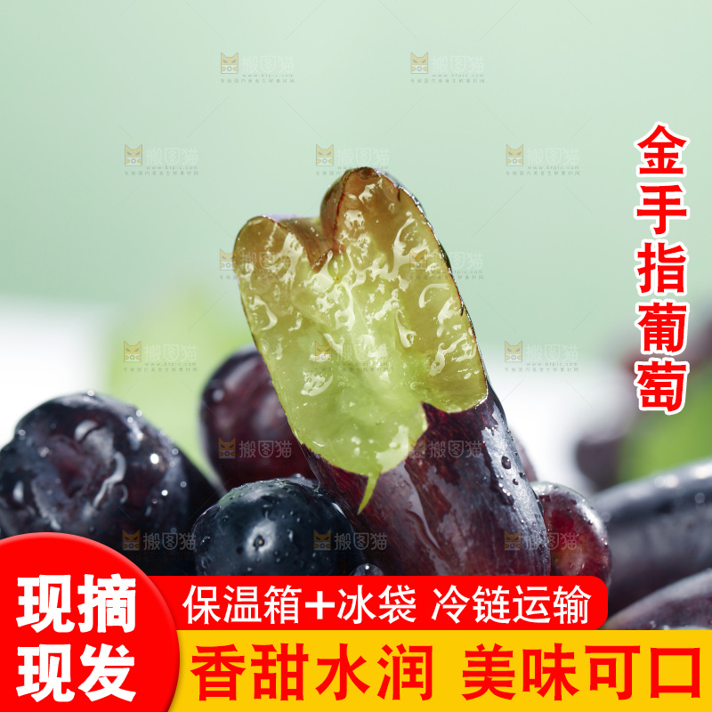 堆放着的美人指黑提