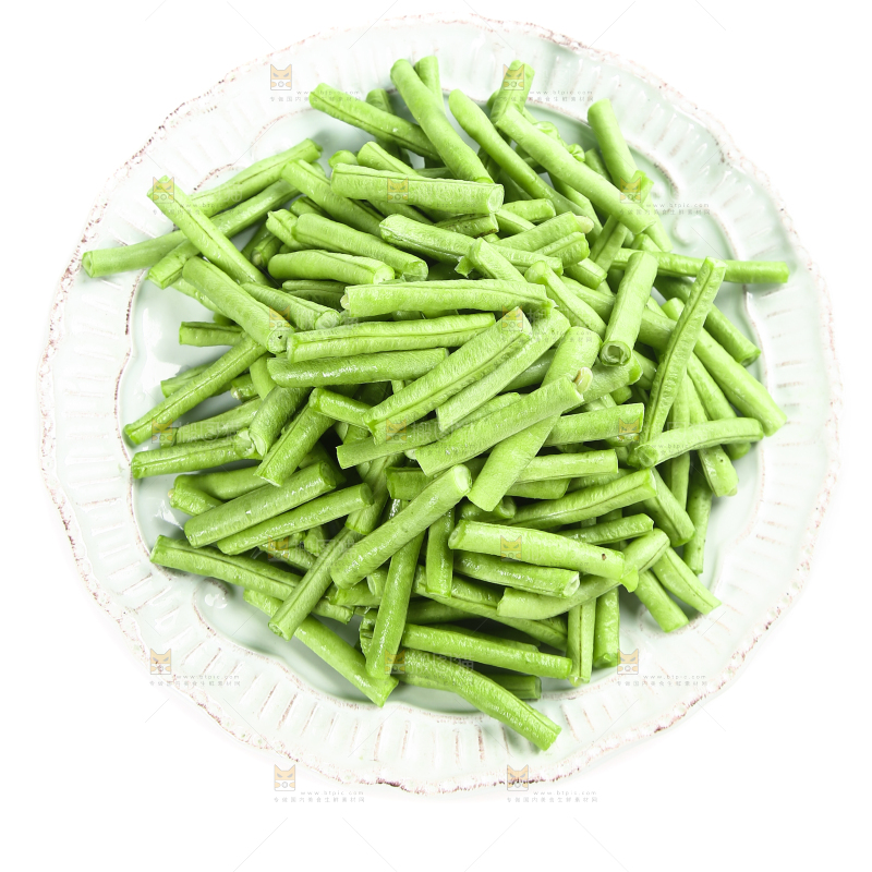 一盘长豆角