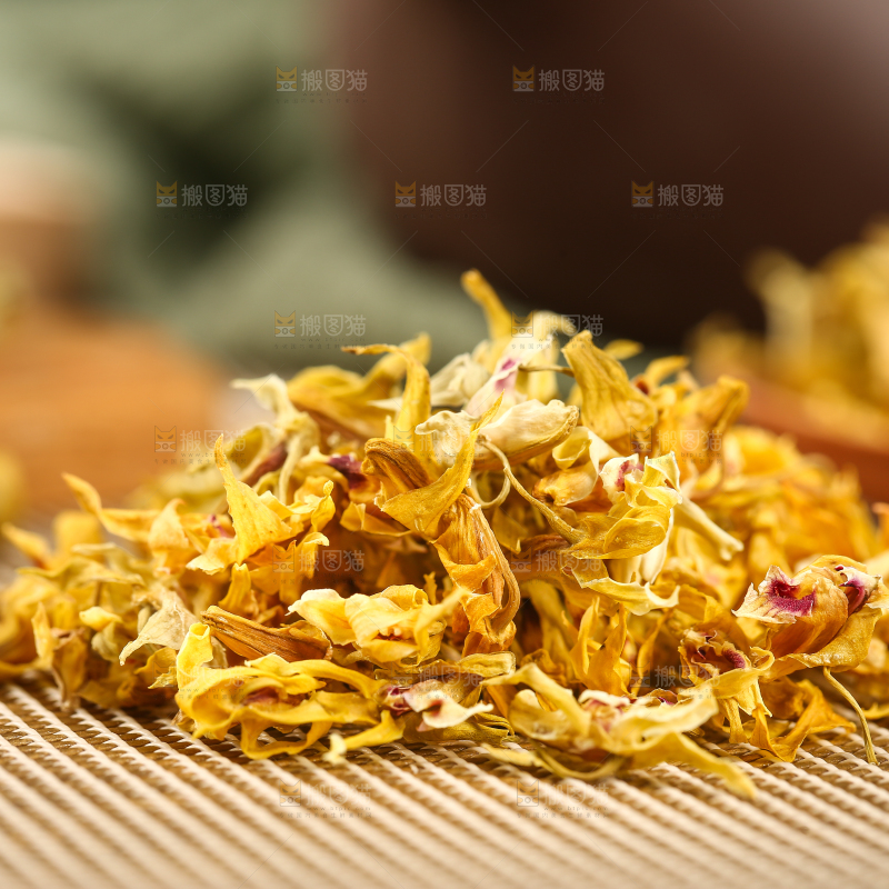 一堆石斛干花