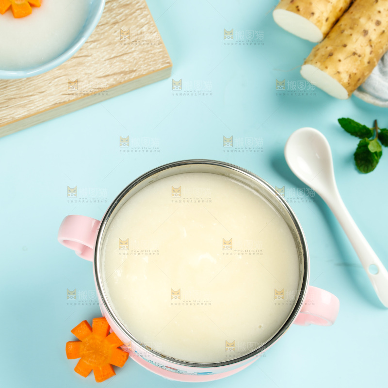 一碗山药米糊