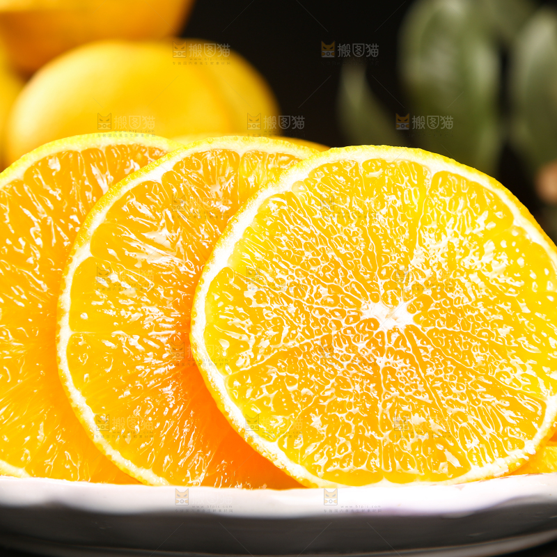 一盘爱媛果冻橙果肉