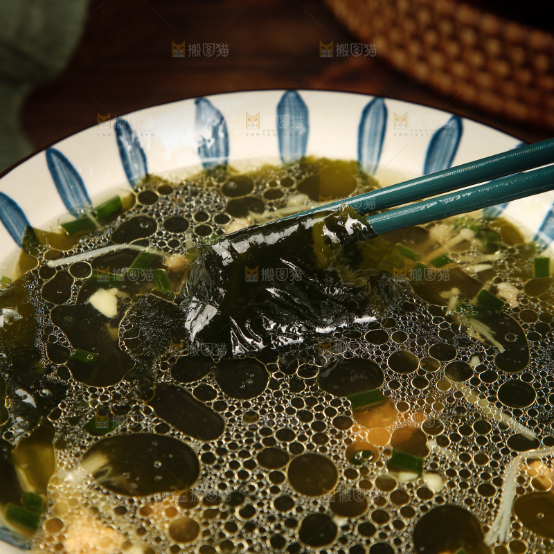一碗裙带肉沫汤