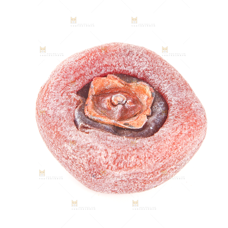白底上的柿子饼
