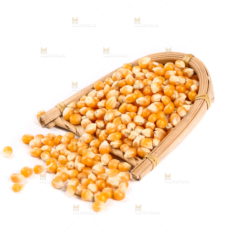 簸箕里的爆裂玉米粒