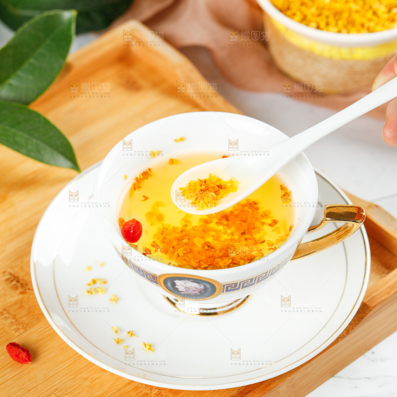 一杯金桂花茶
