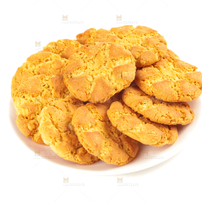 一盘桃酥饼干