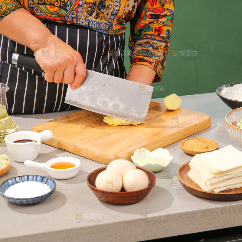小馄饨制作过程