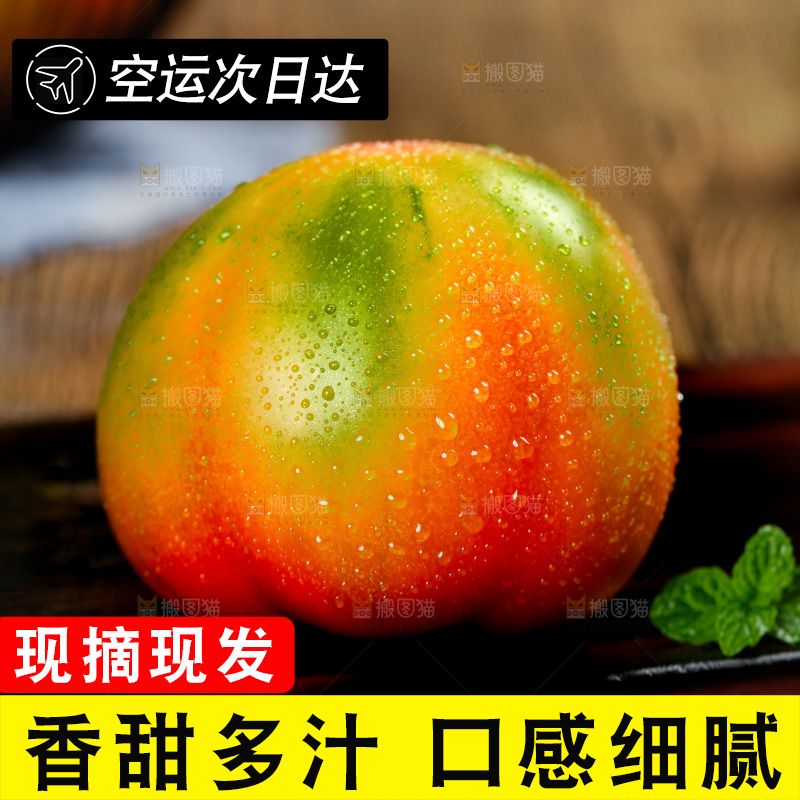 深底上的铁皮西红柿
