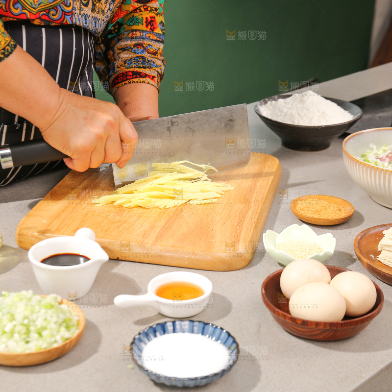 小馄饨制作过程