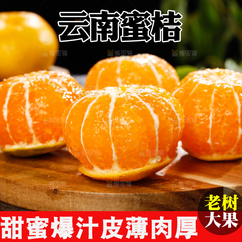 深底上的宜昌蜜桔
