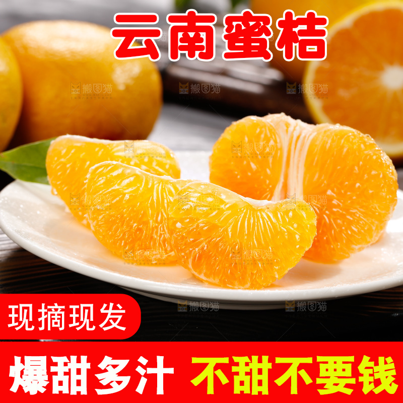 深底上的宜昌蜜桔