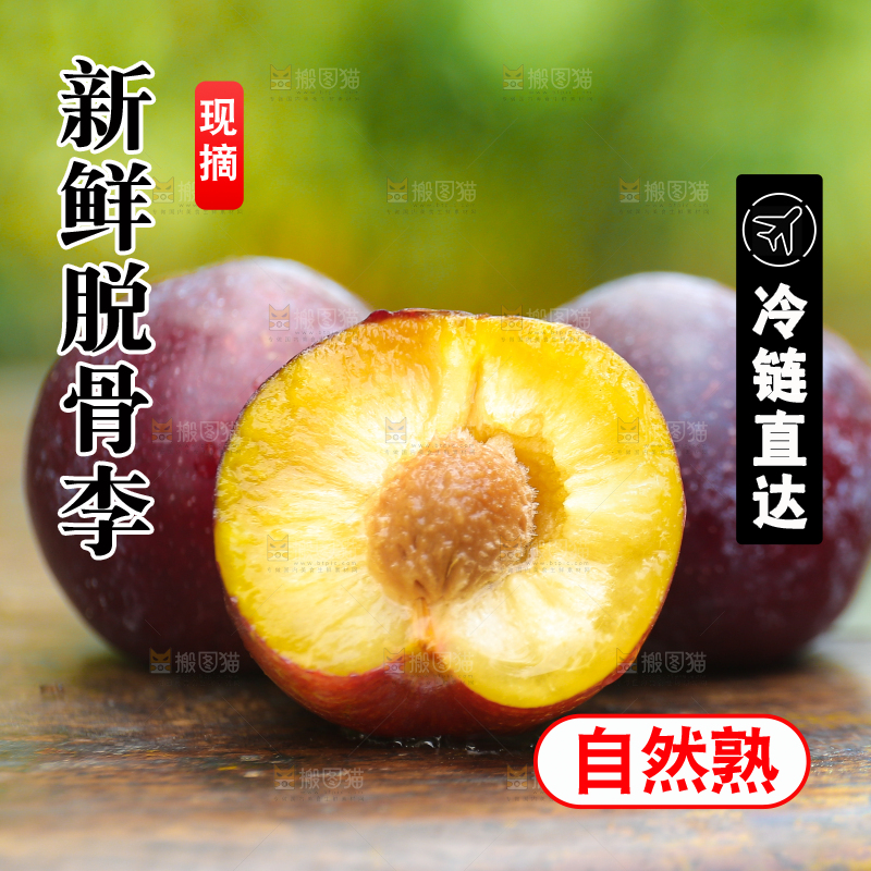 木底上放着红脱骨李