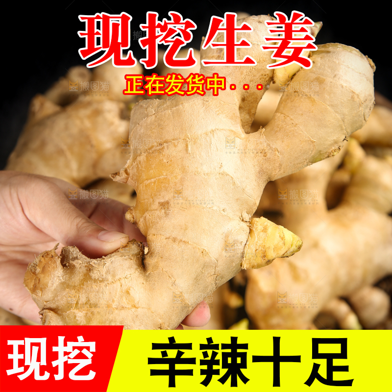 深底上的生姜