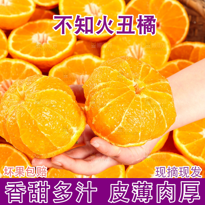 白底上放着切开的新鲜丑柑