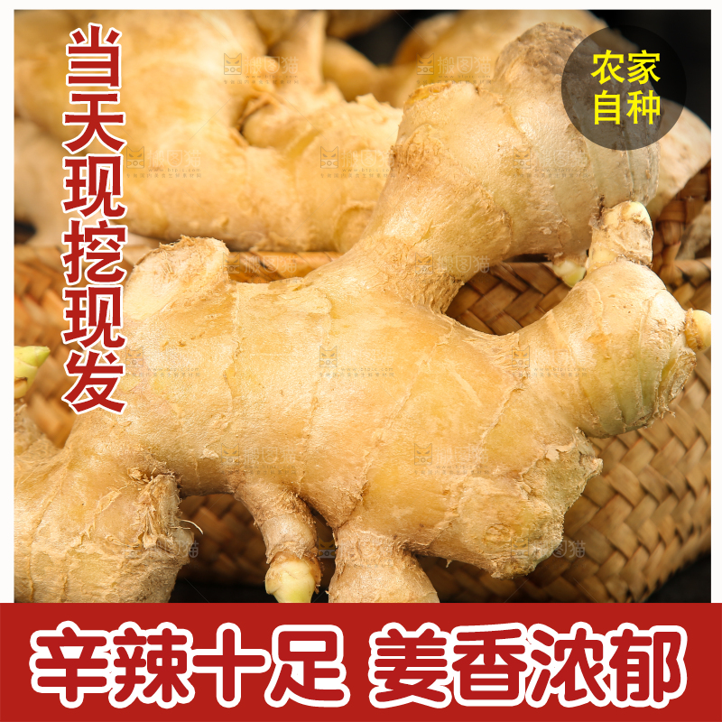 深底上的生姜