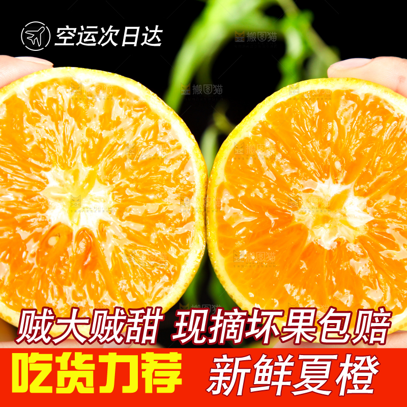 深底上放着夏橙