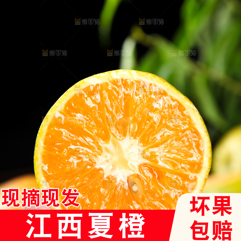 深底上放着夏橙