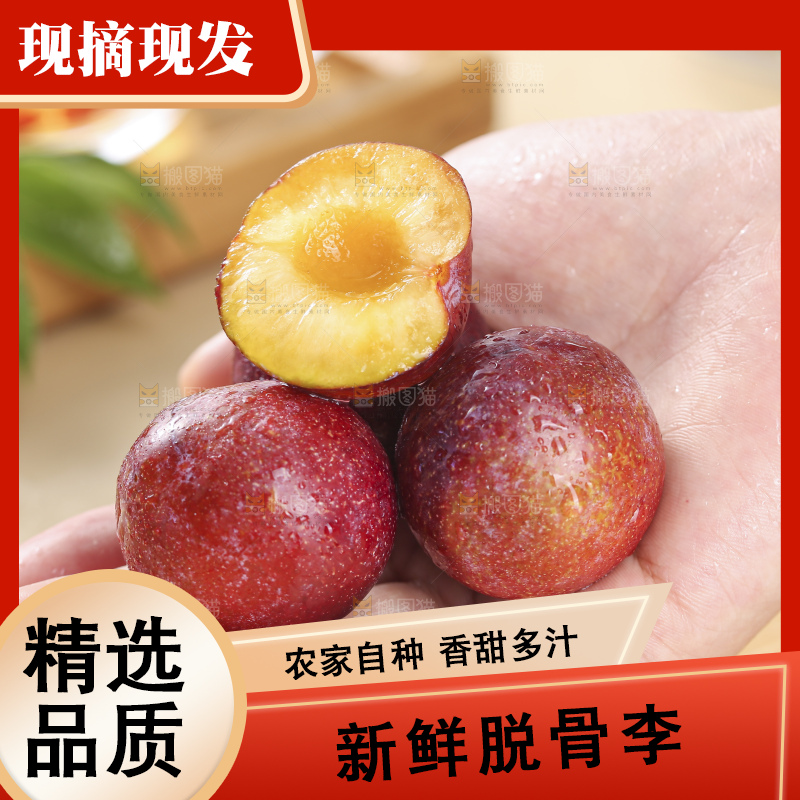 浅底上的脆红李