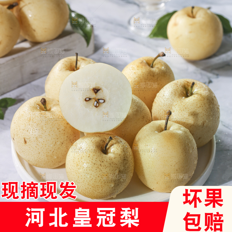 浅底上的皇冠梨