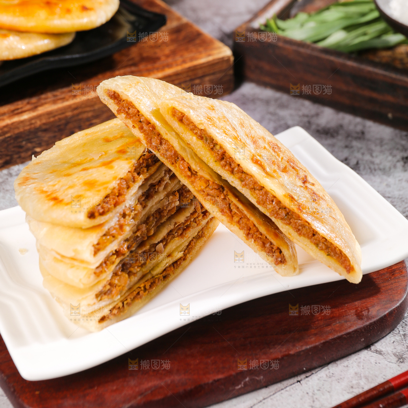 深底上的牛肉馅饼
