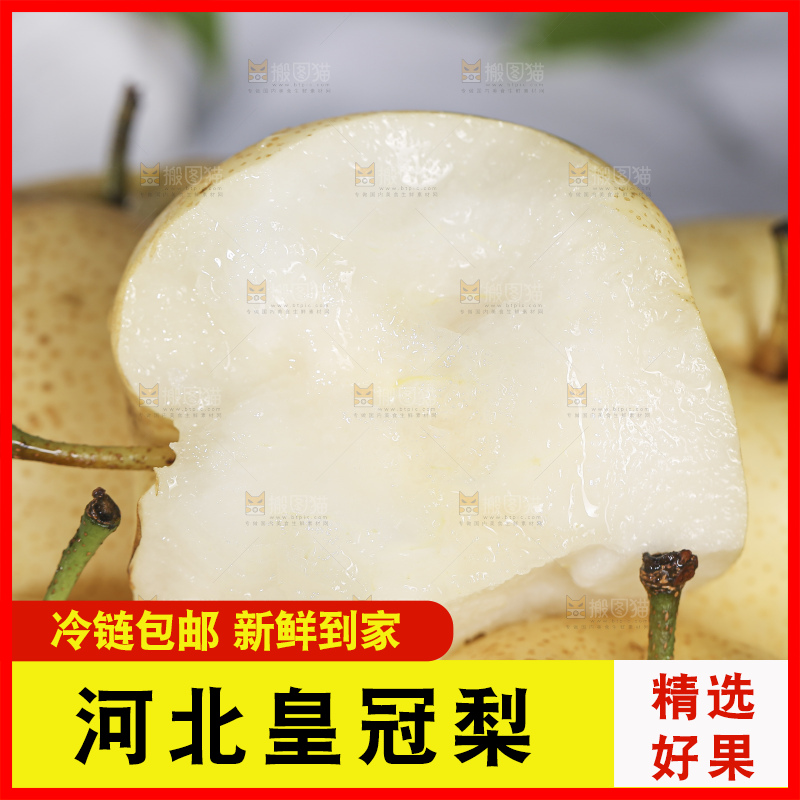 浅底上的皇冠梨
